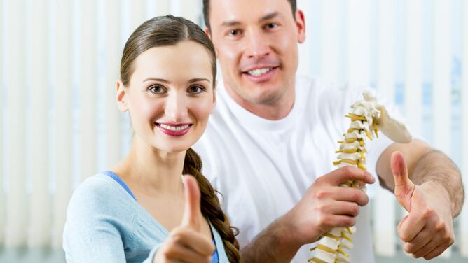 Pẹlu itọju akoko, idagbasoke ti osteochondrosis le duro.